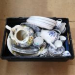 Various ceramics, including Johnson Brothers Indies pattern teaware etc