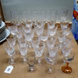 Stuart Crystal, and other drinking glasses
