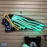 A neon Native American sign, length 113cm