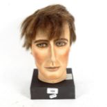 A hand painted composition mannequin head, by Sperling Models Ltd