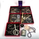 A quantity of modern costume jewellery, to include Pia, various bangles, necklaces etc (boxful)