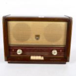A Vintage Philips VHF valve radio