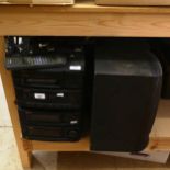 AIWA - stacking Hi-Fi system and pair of speakers