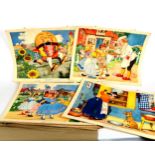 A set of Boyce Gay Series Nursery Rhyme picture plates, by Macmillan & Co Ltd