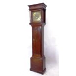 CRISPIN RAVEN of EAST DEARHAM - an oak-cased 30-hour longcase clock, with brass dial and 1