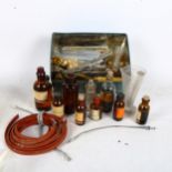 Medical implements, bottles etc