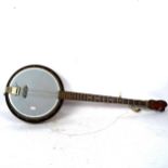A Vintage Marna 4-string banjo, length 100cm