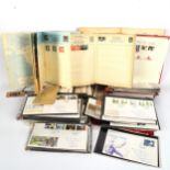 A quantity of postage stamps and First Day Covers