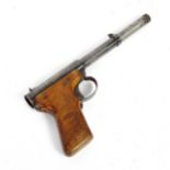 A Vintage Diana Model 2 air pistol, barrel length 24cm