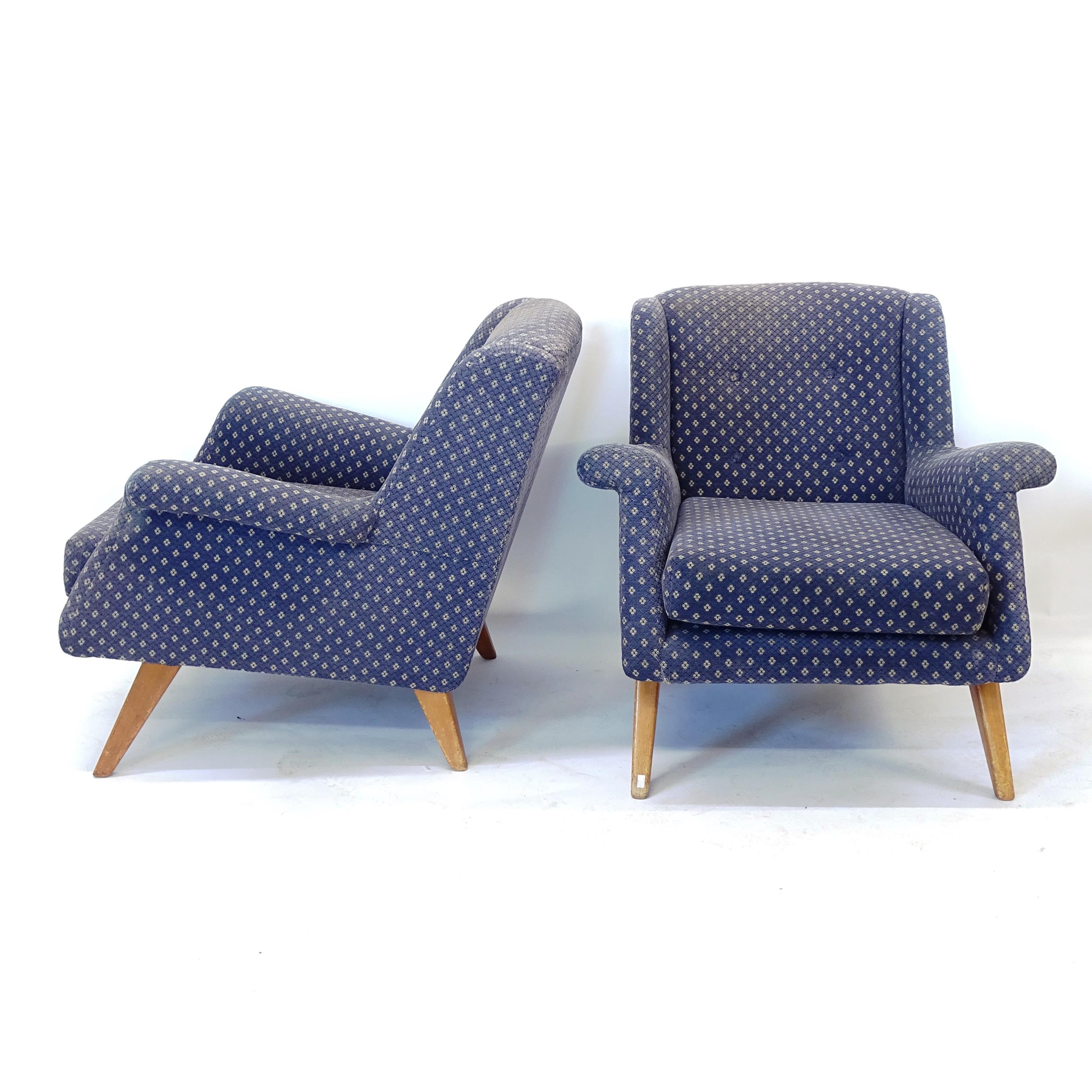 A pair of mid-century G Plan Brandon B500 lounge chairs - Bild 2 aus 2