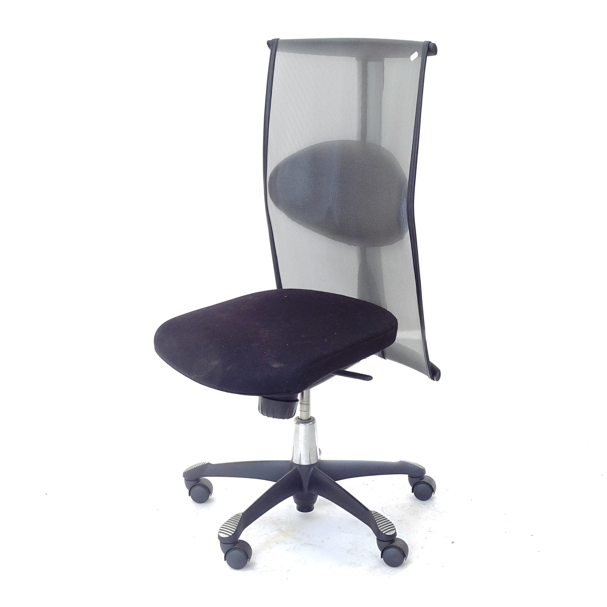 An HAG H09 swivel office chair with adjustable height