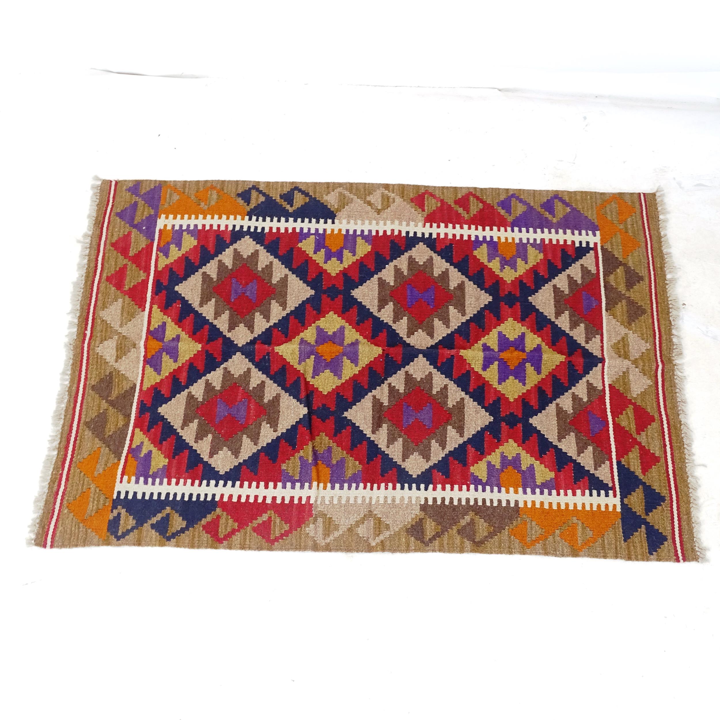 A Mamainer Kilim rug, 141cm x 100cm - Image 2 of 2