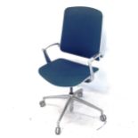 A Boss design Trinetic Task chair, with adjustable height on swivel base