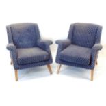 A pair of mid-century G Plan Brandon B500 lounge chairs