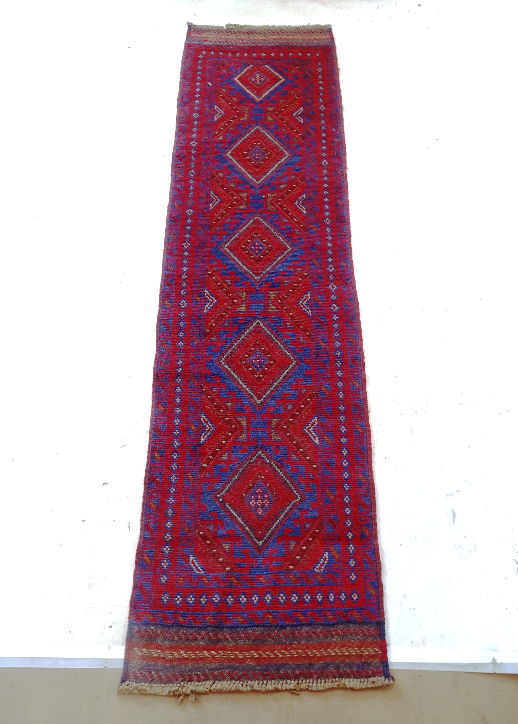 A Mamainer Kilim runner, 250cm x 62cm - Image 2 of 2