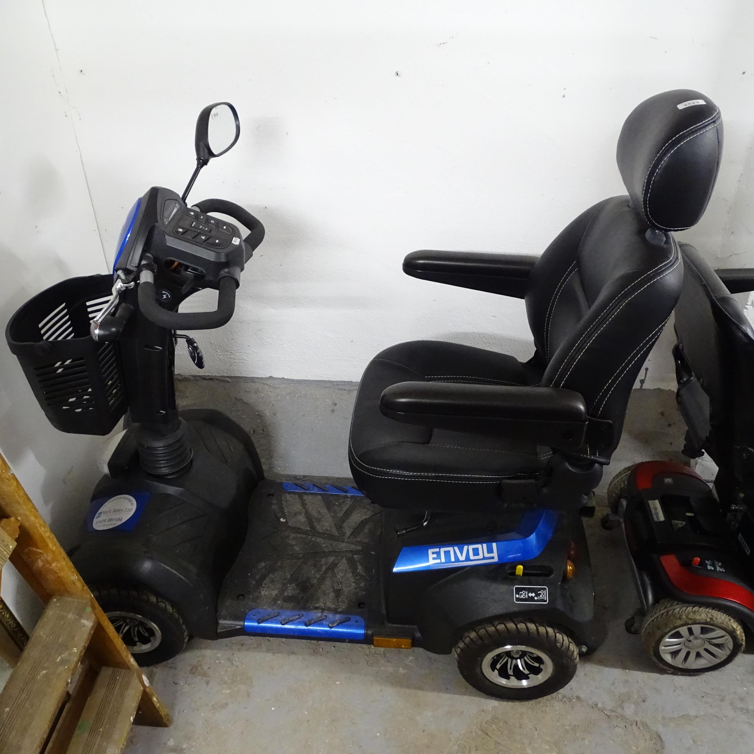 A brand new Envoy mobility scooter, serial no. VP167405