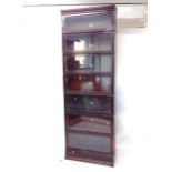 A 7-shelf Globe-Wernicke bookcase, W87cm, H252cm, D25cm (with labels) (WITH THE OPTION TO PURCHASE