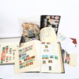 A large quantity of loose postage stamps (boxful)