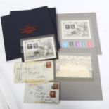 Penny Red postage stamps, and the Penny Black Anniversary book