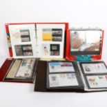 4 Vintage world postage stamp albums