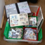 A large quantity of various postage stamps, including Mint