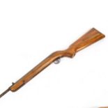 A Vintage BSA air rifle, serial no. CA53286, overall length 107cm