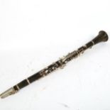 A Chinese Hsinghai 4-section clarinet, in fitted hardshell case
