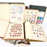 A quantity of Vintage postage stamp albums