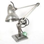 HERBERT TERRY - a Vintage aluminium anglepoise desk lamp