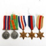 A group of 5 Second World War medals, comprising General Service, Defence medal, France and