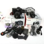 CANON - EOS 50D and EOS 400D camera, with lenses, boxes and cables (2)