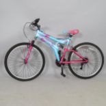 A girl's DS Octane Special Edition 15-gear mountain bike with suspension