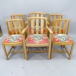 A set of 6 x 1930s Heals design dining chairs