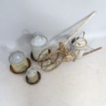 Various galvanised metal items, including watering can, and a wheel cultivator