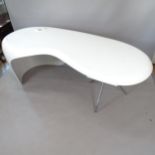 A contemporary design Uno desk, by Karim Rashid, for Della Rovere, with maker's marks, cost circa £