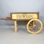 A market flower cart, 160cm x 88cm x 56cm