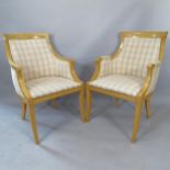 A pair of contemporary Biedermeier chairs, by Mary Fox Linton