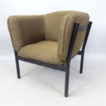 A contemporary Dowel lounge chair, by Lime Studio for Ton, with impressed maker's mark to rear,