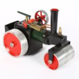 A Mamod scratch-built steam roller