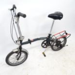 A Space Genie folding bicycle