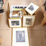 A group of early 20th century framed portrait and family photographs