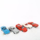 A quantity of Franklin Mint collectable cars, including a 1968 Chevrolet Corvette and a 1989 Ferrari