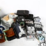 Various Vintage cameras, including Canon, Sony etc