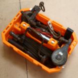 Various Vintage tools, Hornsey winch etc