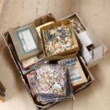 A large selection of Vintage jigsaw puzzles