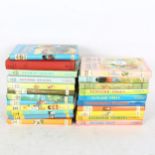 A collection of Enid Blyton hardback story books, including The Adventures Of Mr Pink-Whistle, by