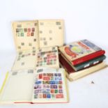 Various Vintage postage stamps and albums