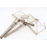 2 chrome folding music stands