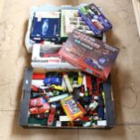 2 trays of Yesteryear, Matchbox and Days Gone By toy cars, some boxed, a Transformers 3-D puzzle,