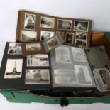 A collection of early/mid-20th century travelling and family photograph albums